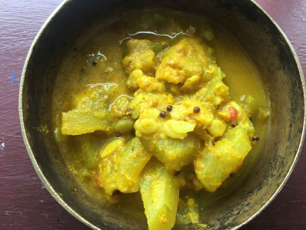 ash gourd curry indian style