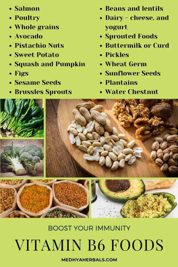 Vitamin B6 Foods List to Boost Immunity-min