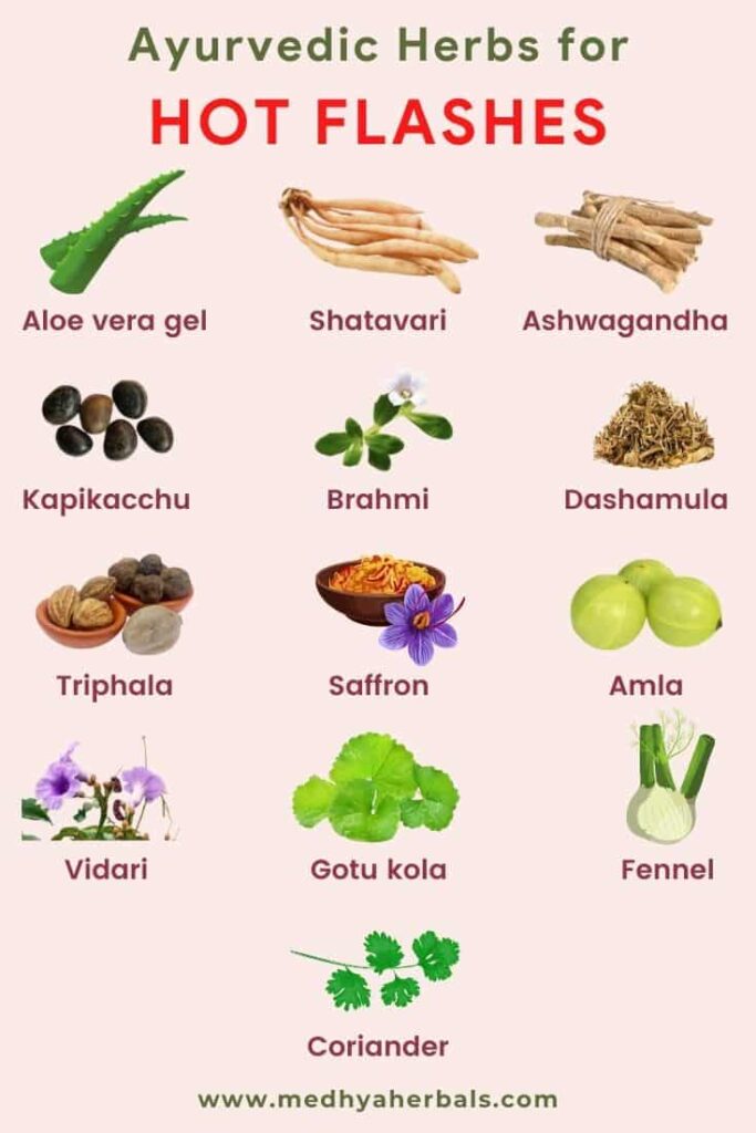 Ayurvedic Herbs for hot flashes-min