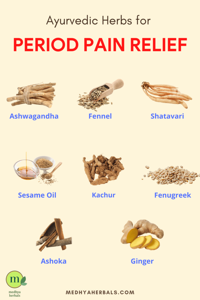 Ayurvedic Herbs for Period Pain Relief-min