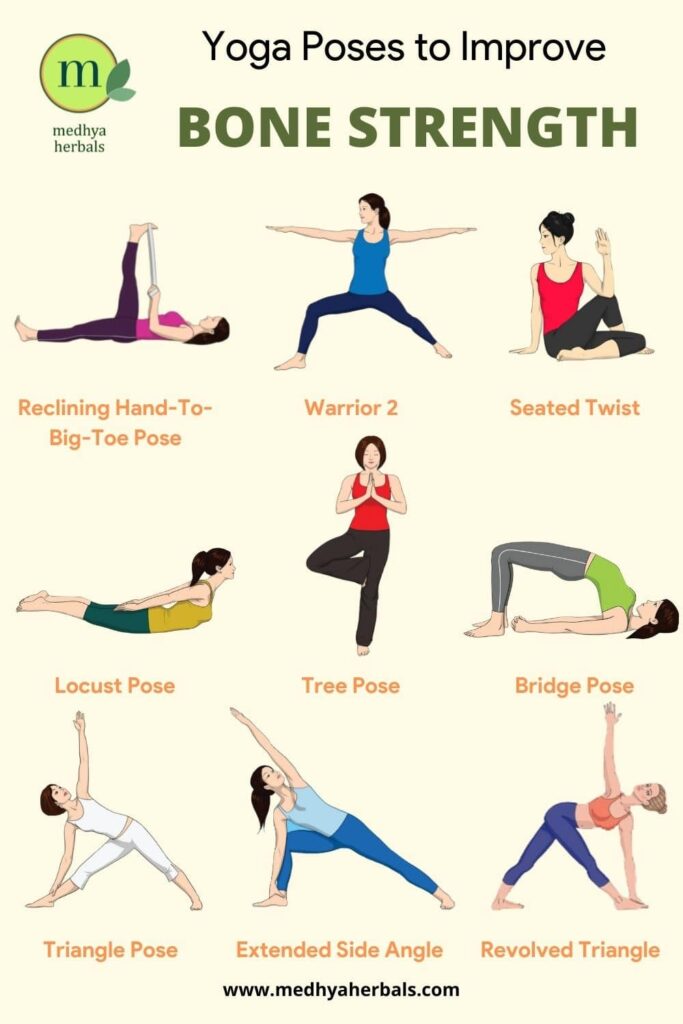 Yoga Poses to Improve Bone Density-min
