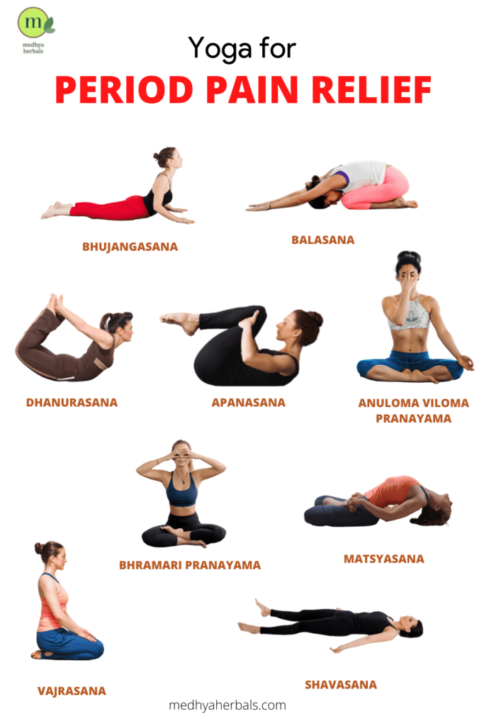 Yoga to Stop Period Cramps and Menstrual Pain Relief